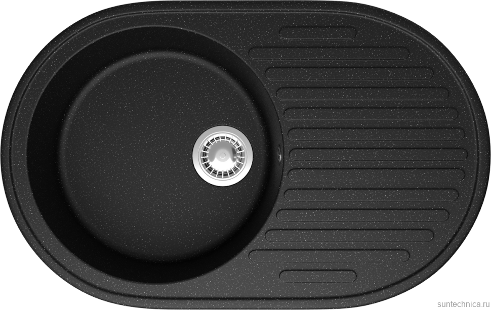 Мойка кухонная Domaci Болонья М-11-002 черная