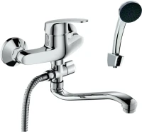 Смеситель с длинным изливом для ванны D-lin 629 D140629 хром