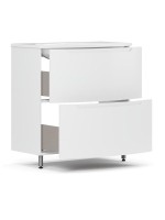Тумба под умывальник Ганновер Н 70-02 Белый глянцевый (1)
