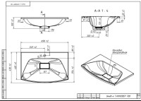Тумба под умывальник Ганновер Н 70-02 Белый глянцевый (1)