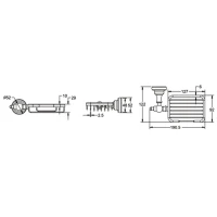 Мыльница Rose RG11 RG1104 хром Мыльница Rose RG11 RG1104 хром