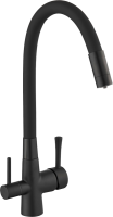 Смеситель для кухни Savol S-L1806H-01 с гибким изливом