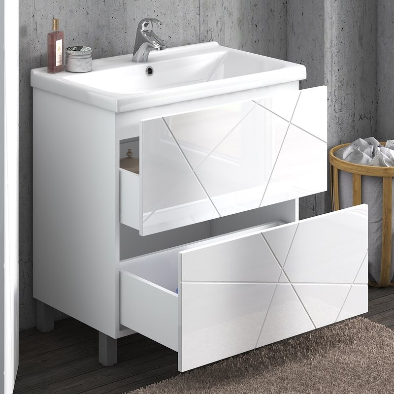 Тумба под раковину Vigo Geometry 60 белая