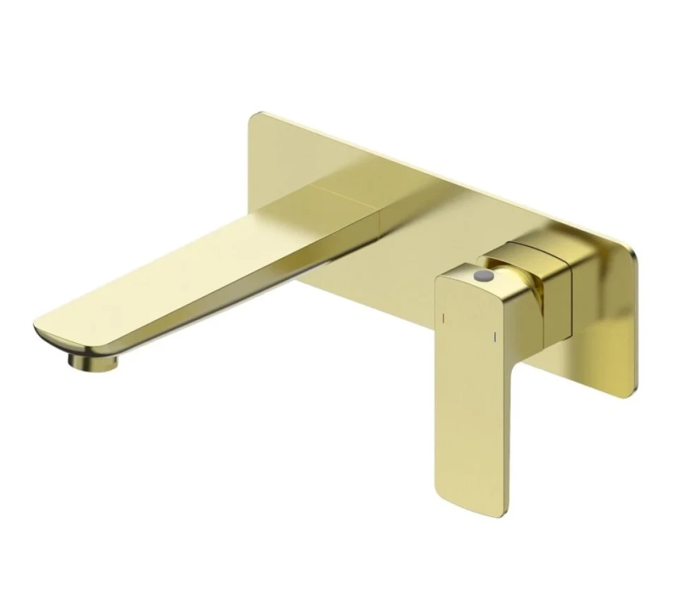 Смеситель для раковины Wonzon & Woghand Edge WW-88869003-BG брашированное золото, С ВНУТРЕННЕЙ ЧАСТЬЮ