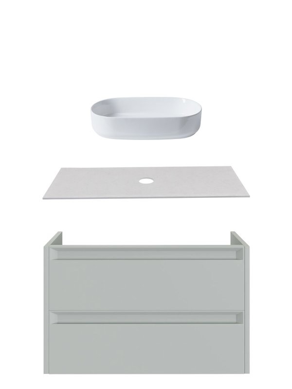 Тумба под раковину без столешницы Allen Brau Fantasy 2.0 100 матовый папирус