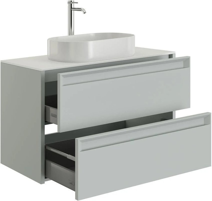 Тумба под раковину без столешницы Allen Brau Fantasy 2.0 100 матовый папирус