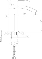 Смеситель для раковины Haiba HB10815