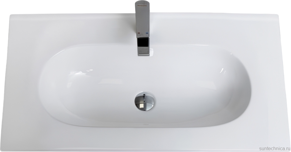 Тумба с раковиной BelBagno Kraft 80 подвесная, 2 ящика, cemento grigio