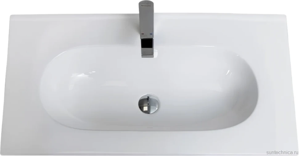Тумба с раковиной BelBagno Kraft 80 подвесная, 2 ящика, cemento grigio