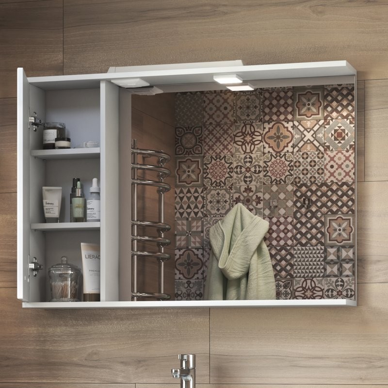 Мебель для ванной комнаты Vigo Diana 105 напольная, белая, раковина Стиль 105