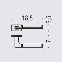 Держатель туалетной бумаги Colombo Design Look B1608.OM золото матовое Держатель туалетной бумаги Colombo Design Look B1608.OM золото матовое