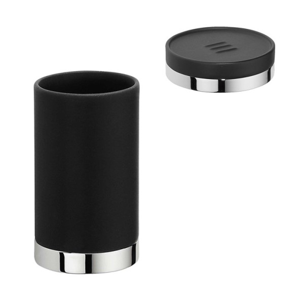 Набор Стакан Colombo Design Nordic B5241.CR-CNO + Мыльница B5240.CR-CNO