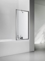 Шторка на ванну Veconi Palau PL85GR-60-01-C8 60x150, брашированный графит