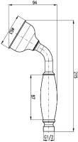 Душевая стойка Rav Slezak Morava MK154.5/3