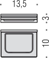 Набор Стакан Colombo Design Look B1602.000 + Мыльница B1601.000 Набор Стакан Colombo Design Look B1602.000 + Мыльница B1601.000