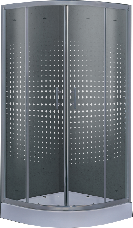 Душевой уголок Timo TL-8001R Romb Glass с поддоном