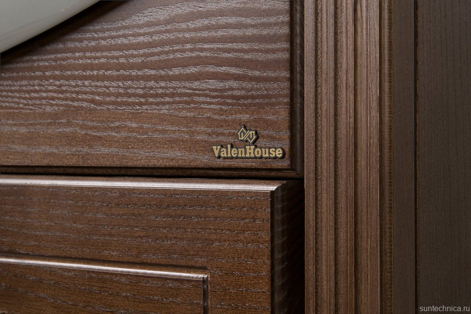 Тумба с раковиной ValenHouse Эллина 80 кальяри, фурнитура бронза