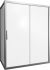 Душевой уголок STWORKI Эстерсунд 160x80 см профиль хром матовый, стекло матовое