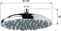 Верхний душ Remer 35323X