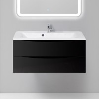 Тумба под раковину BelBagno Marino 100 nero lucido
