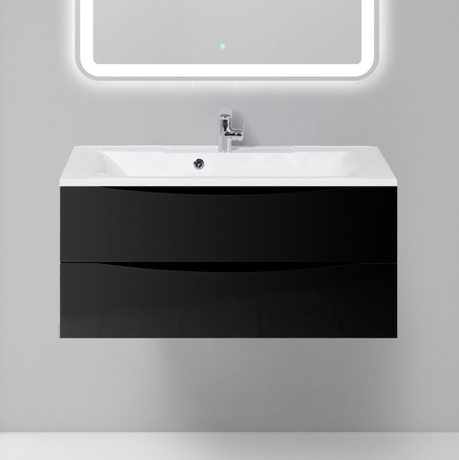 Тумба под раковину BelBagno Marino 100 nero lucido
