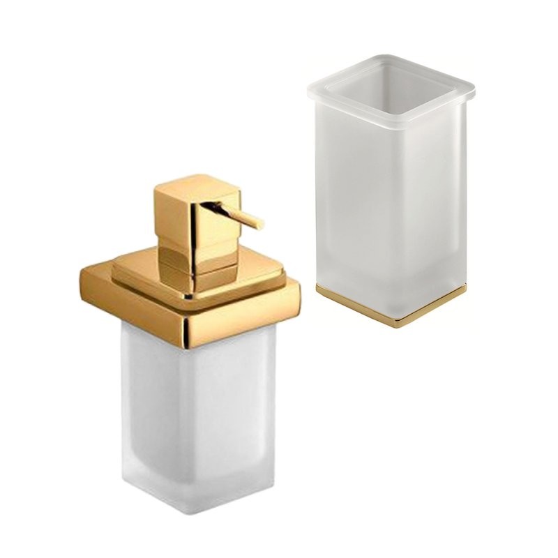 Набор Стакан Colombo Design Lulu B6241.gold + Дозатор B9321.gold