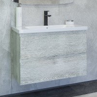 Тумба под раковину без столешницы Caprigo Forte 80 подвесная, белый клен