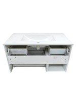 Тумба с раковиной Comforty Турин 90М подвесная, белый дуб