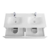 Тумба под раковину BelBagno Marino-cer-n 120 подвесная, bianco opaco, для двоих