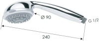 Душевая лейка Remer 321GRX
