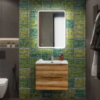 Тумба с раковиной BelBagno Marino-cer-n 60 подвесная, rovere rustico