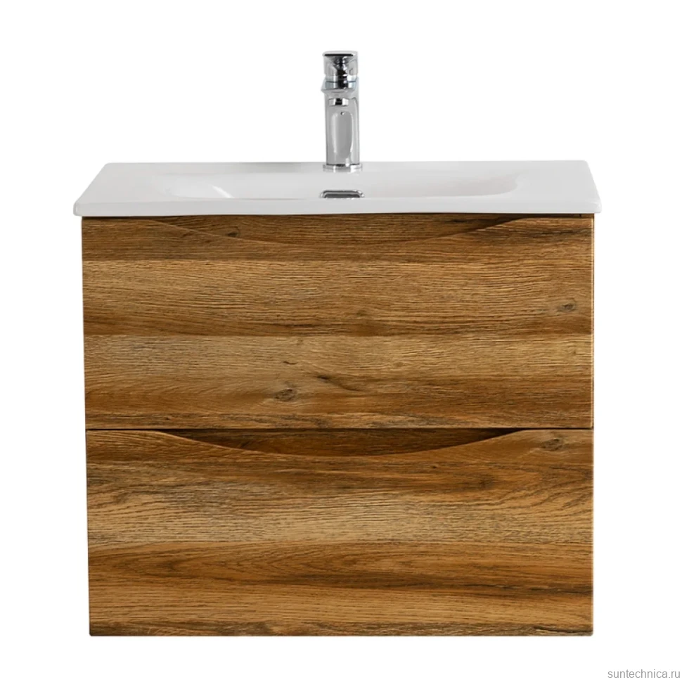 Тумба с раковиной BelBagno Marino-cer-n 60 подвесная, rovere rustico
