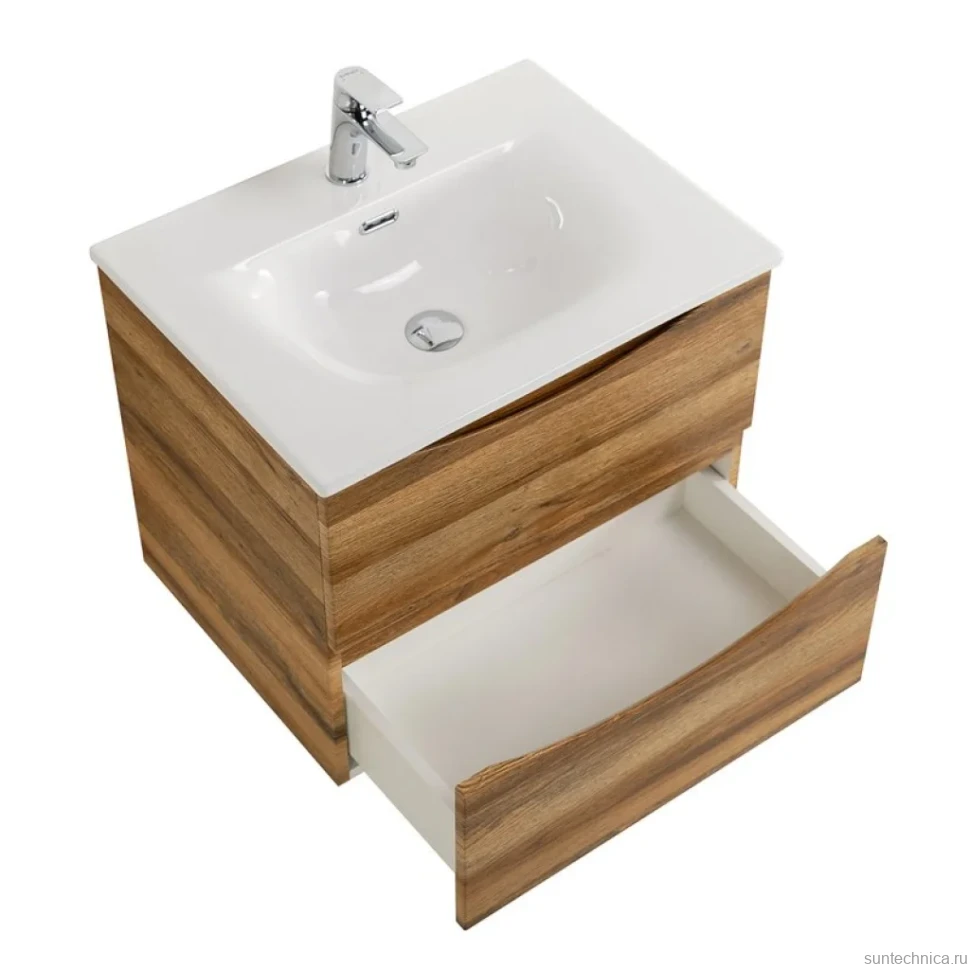 Тумба с раковиной BelBagno Marino-cer-n 60 подвесная, rovere rustico