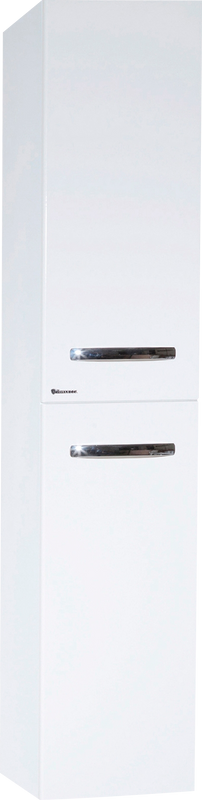 Шкаф пенал для ванной Bellezza Рокко 35 подвесной белый универсальный