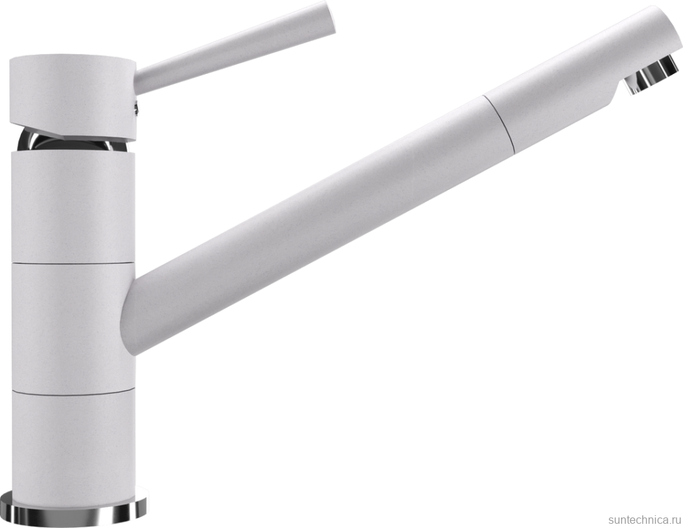 Смеситель для кухни Ulgran Quartz UQ-025 платина