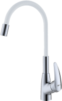 Смеситель для кухни Lemark Linara LM0415C-White с гибким изливом