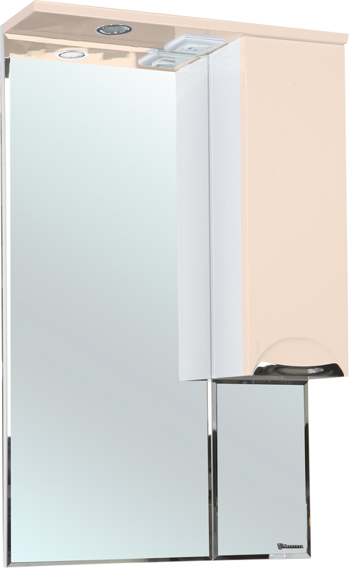 Зеркало Bellezza Альфа R 65 бежевое