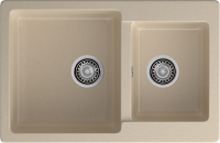 Комплект Мойка GranFest Practik P-780K кашемир + Смеситель MEGA Mega