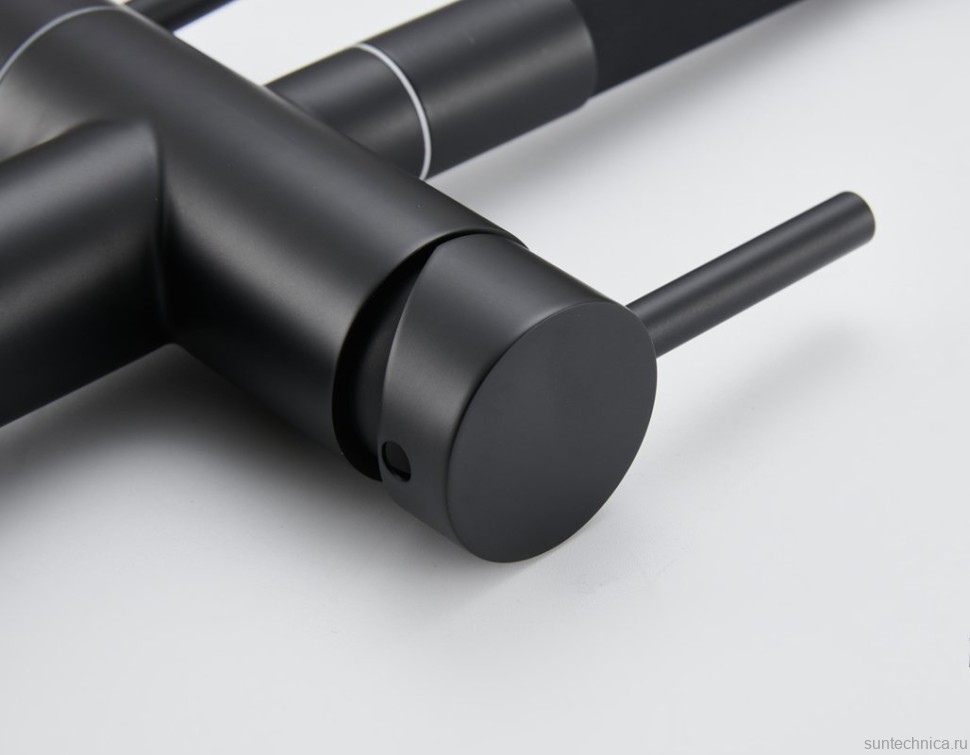 Смеситель для кухни Emar Steel ЕС - 3015 black