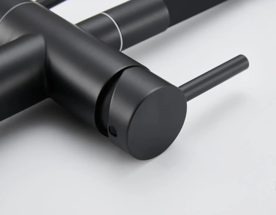 Смеситель для кухни Emar Steel ЕС - 3015 black