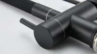 Смеситель для кухни Emar Steel ЕС - 3015 black