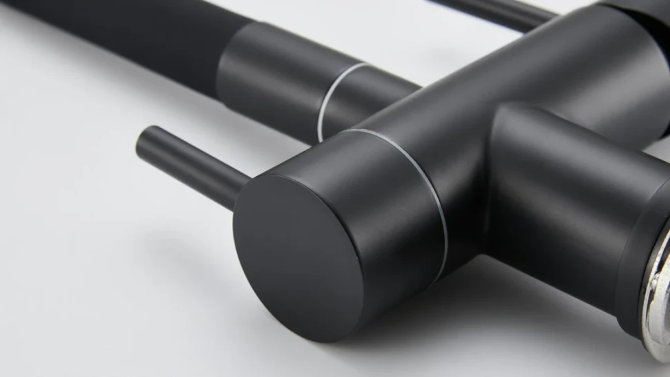 Смеситель для кухни Emar Steel ЕС - 3015 black
