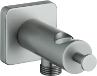 Шланговое подключение Lemark LM3785GM с держателем для душа, графит Шланговое подключение Lemark LM3785GM с держателем для душа, графит