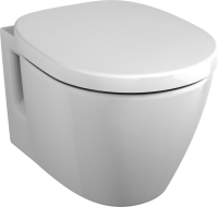 Комплект Унитаз подвесной Ideal Standard Connect E781901 с функцией биде + Крышка + Инсталляция Geberit Duofix Delta 458.163.21.1 с кнопкой смыва, хром + Звукоизоляция