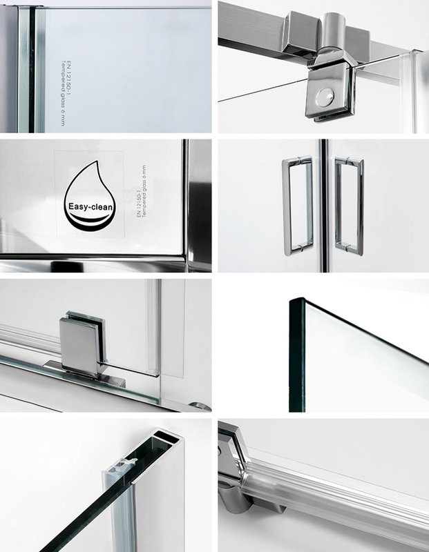 Душевой уголок Wasserkraft Leine 35P11 90x90 см