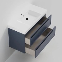 Тумба под раковину La Fenice ELBA Twin Blu Grigio синяя матовая 100 см