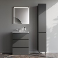 Зеркало AM.PM Gem 55 c подсветкой по периметру