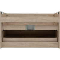 Тумба под раковину без столешницы Aquanet Нота new 100 подвесная, дуб светлый