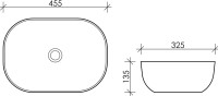 Накладная раковина Ceramicanova Element CN6009
