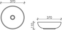 Накладная раковина Ceramicanova Element CN6020